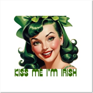 Kiss Me, I'm Leprechaun-Approved Posters and Art